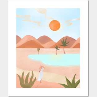 Desert Oasis Posters and Art